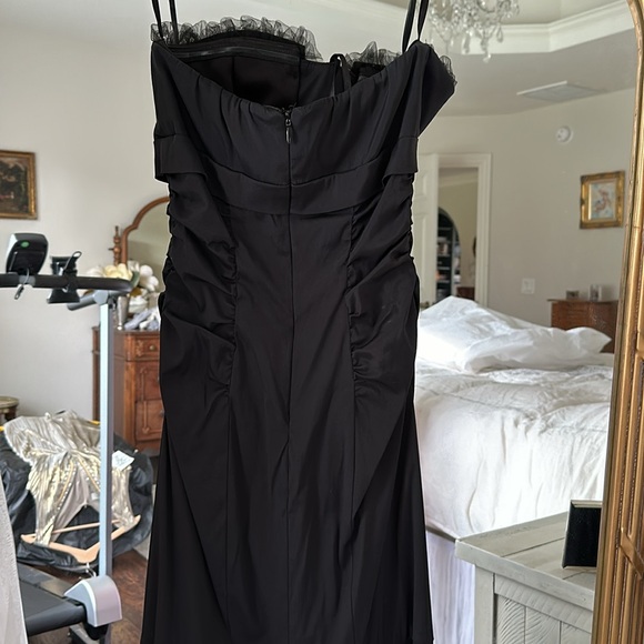 Y2K Caché black formal mermaid gown size 2 - Picture 5 of 8